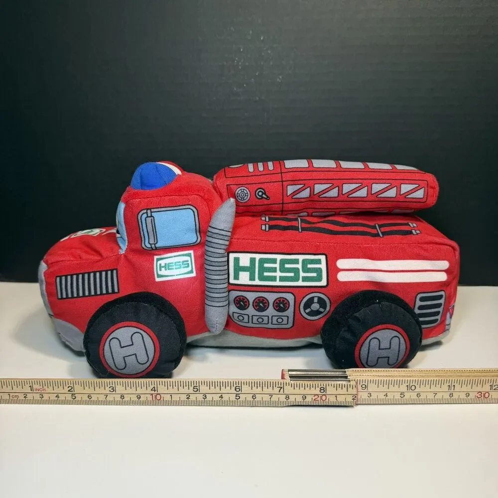 My First Hess Red Fire Truck 2020 Plush Tested Sounds And Light Work